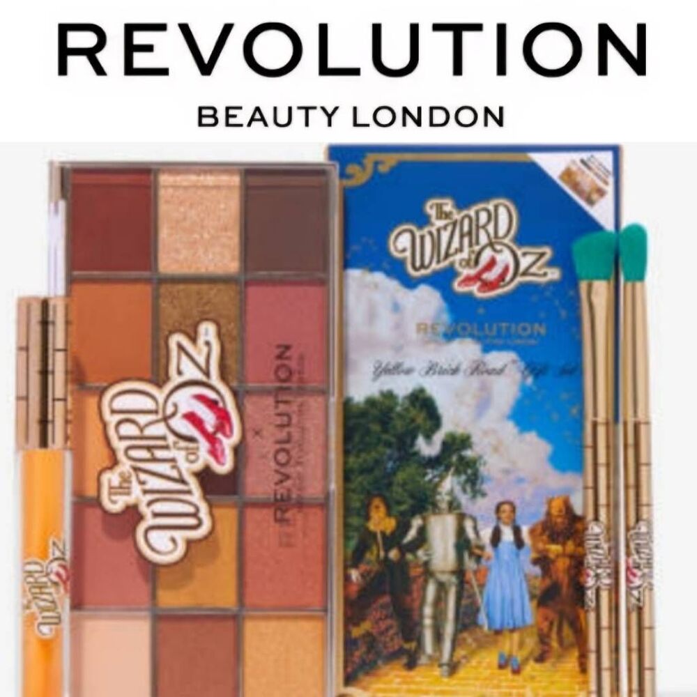 Revolution Beauty X The Wizard Of Oz Yellow Brick Road Set